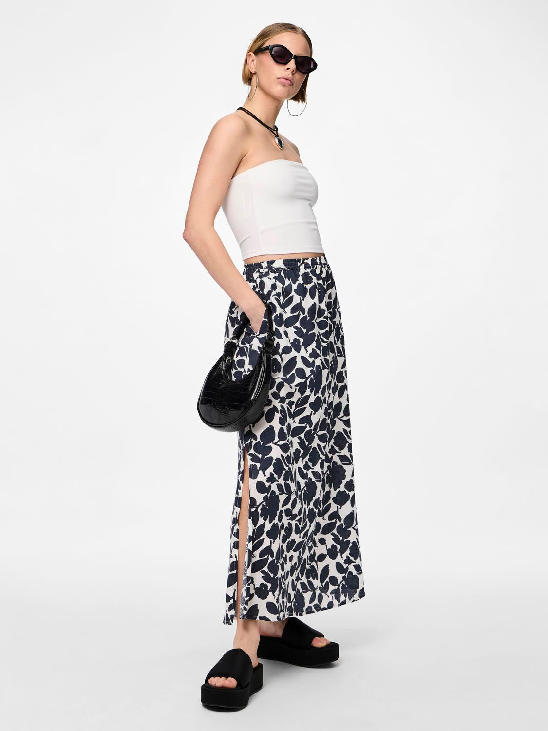 PCKLARISA Skirt - Egret